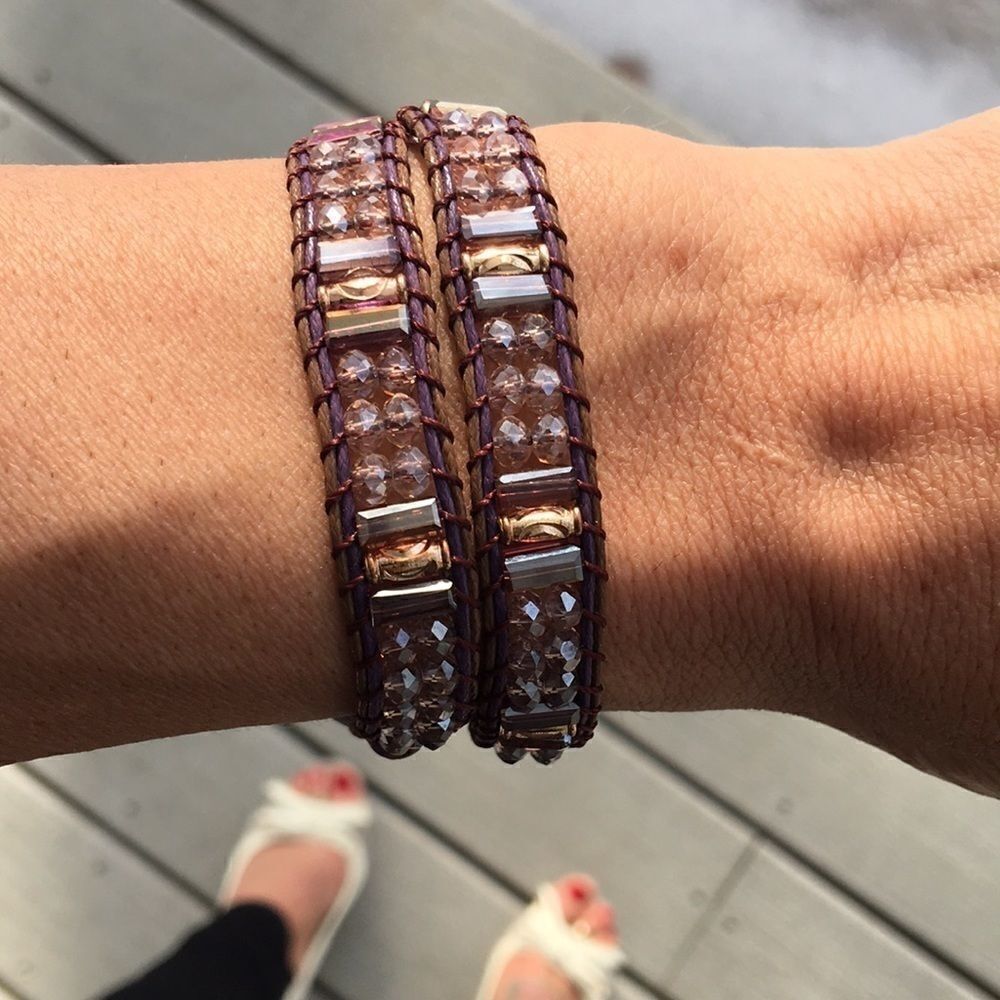 Newkatiesoleil Purplewrapbracelet